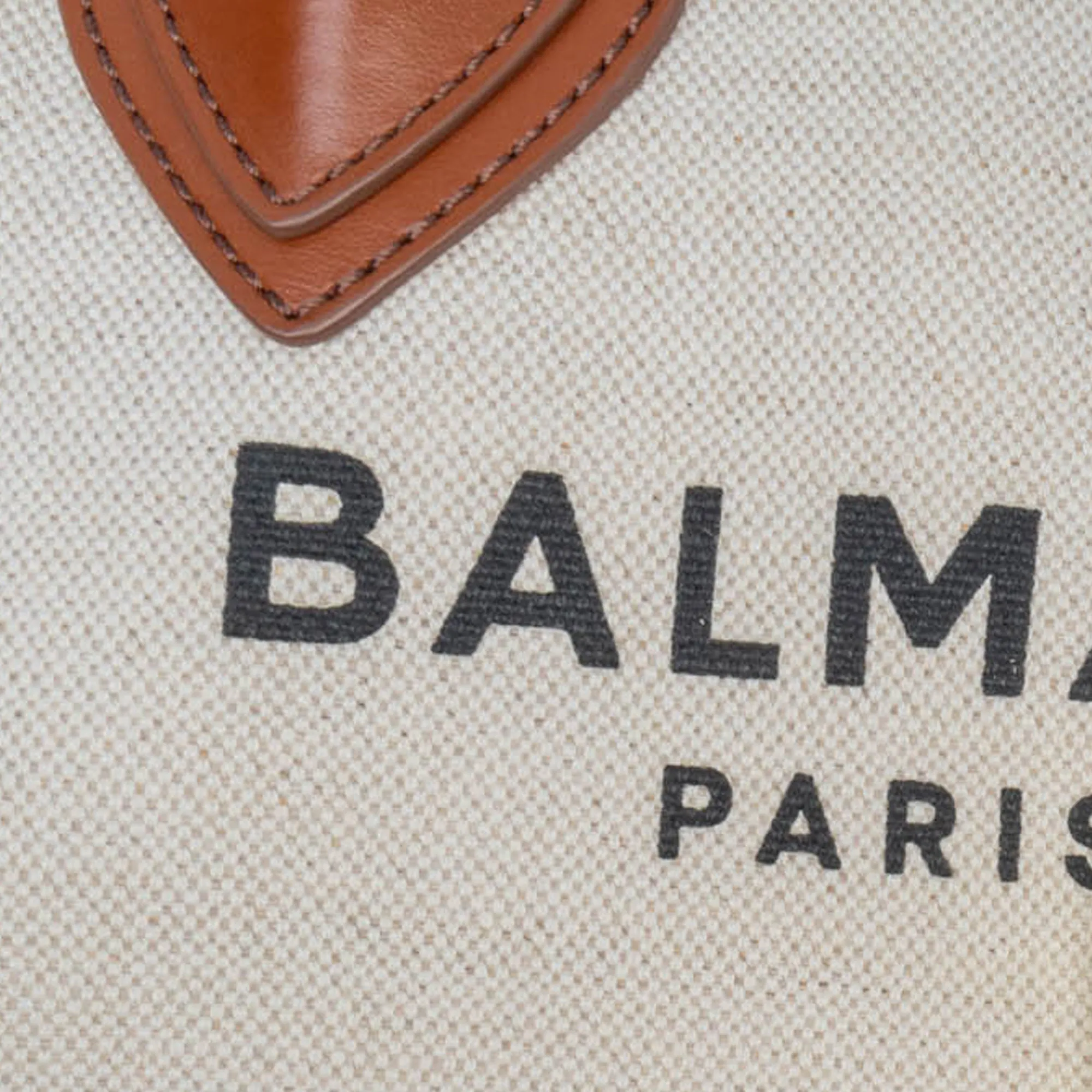 Balmain Canvas B-Army 24 Shopping Satchel