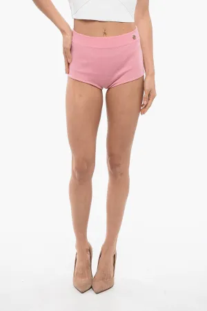 Balmain Wool-Blended Culotte With Logoed Button