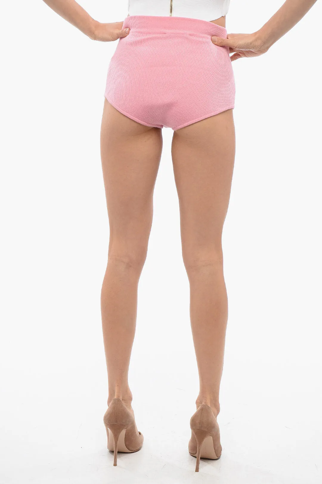 Balmain Wool-Blended Culotte With Logoed Button