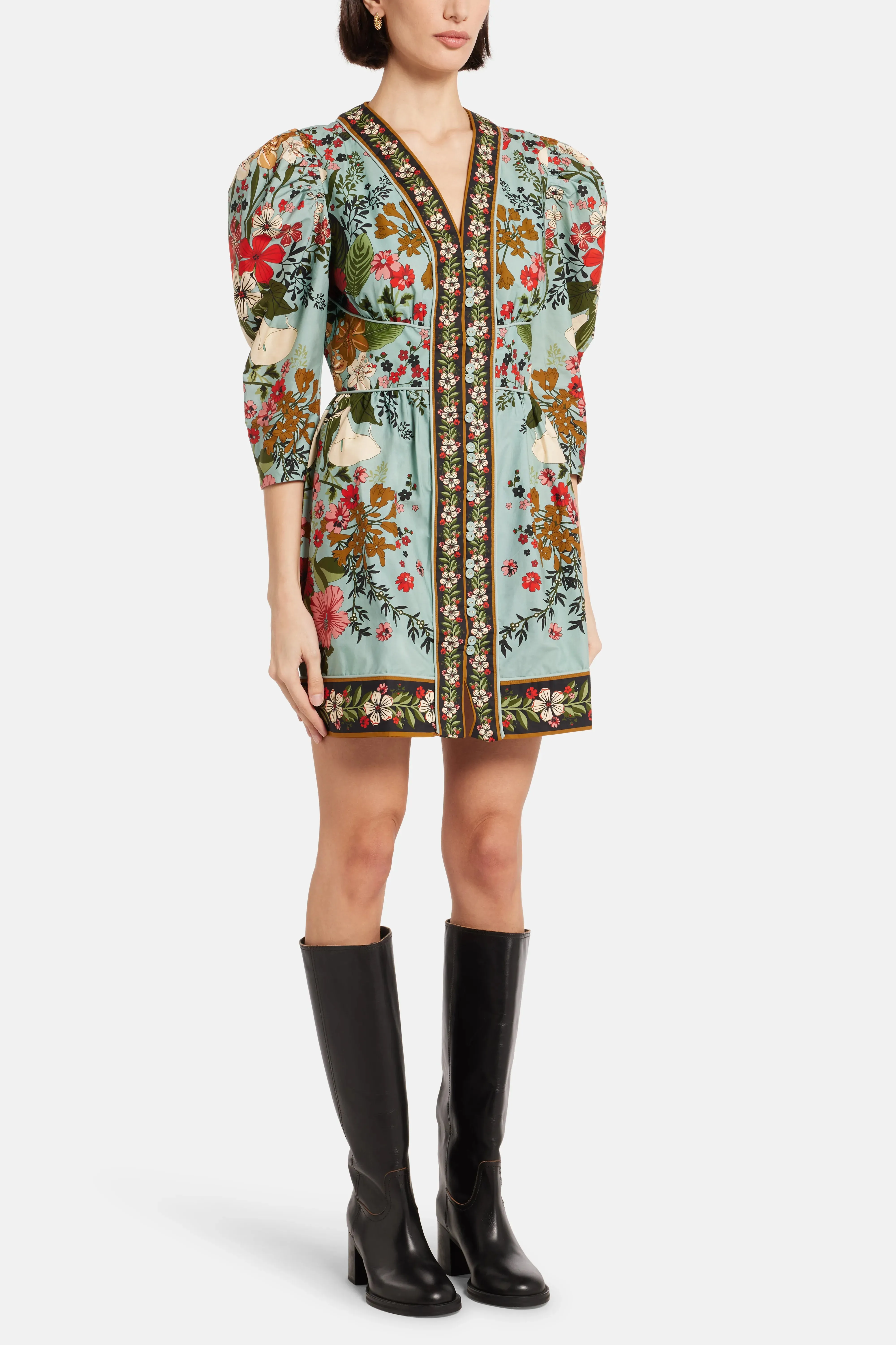 Beauty Bouquet Mini Dress