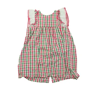Bella Bliss Girls Green | Pink | White | Checks Dress