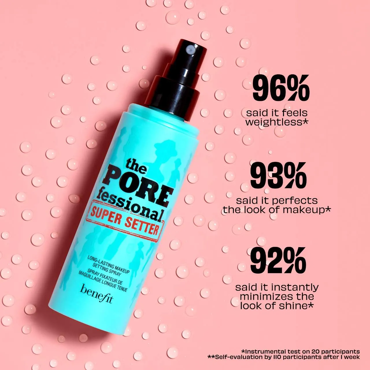 Benefit Cosmetics The POREfessional: Super Setter Pore-Minimizing Setting Spray 120ml NIB