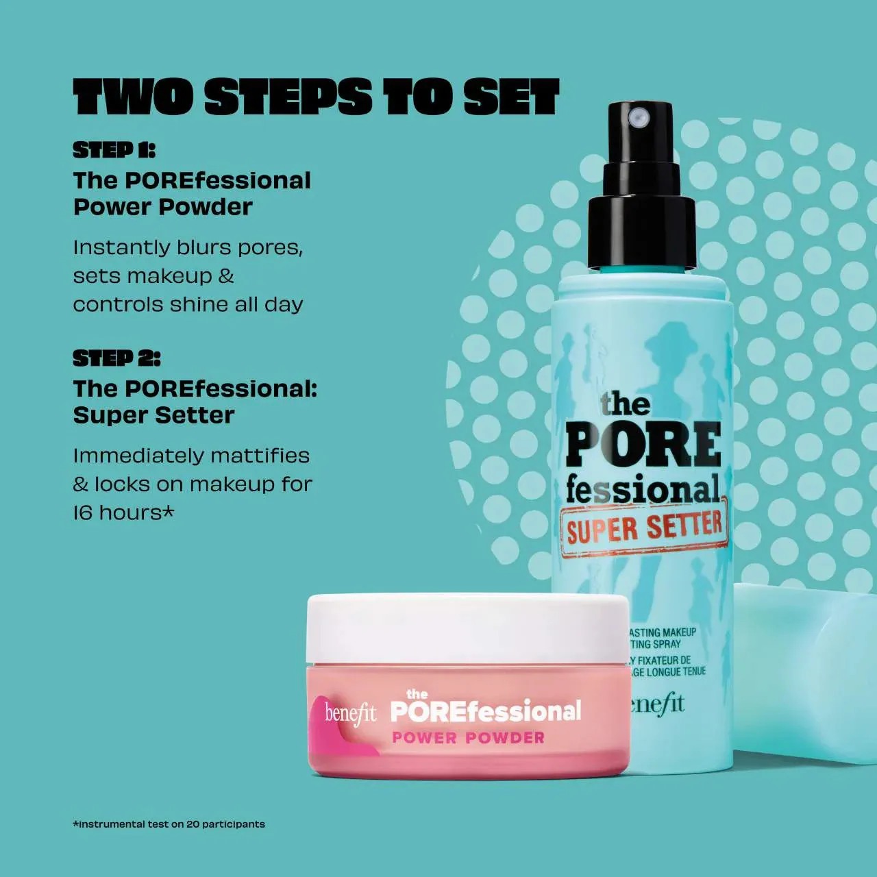 Benefit Cosmetics The POREfessional: Super Setter Pore-Minimizing Setting Spray 120ml NIB