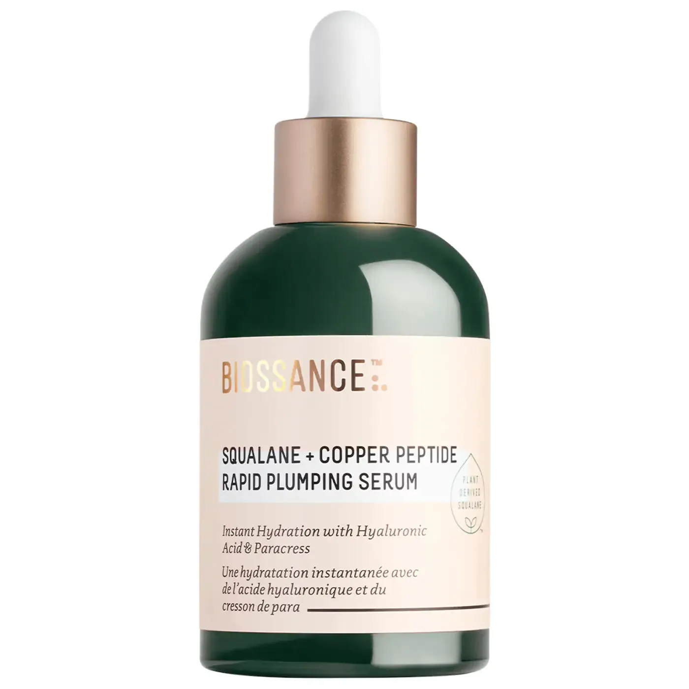 Biossance Squalane   Copper Peptide Rapid Plumping Serum 50ml NIB