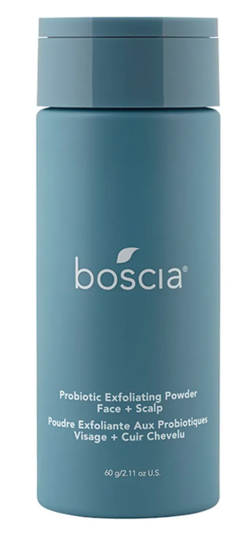 Boscia  Probiotic Exfoliating Powder Face   Scalp 60g NIB