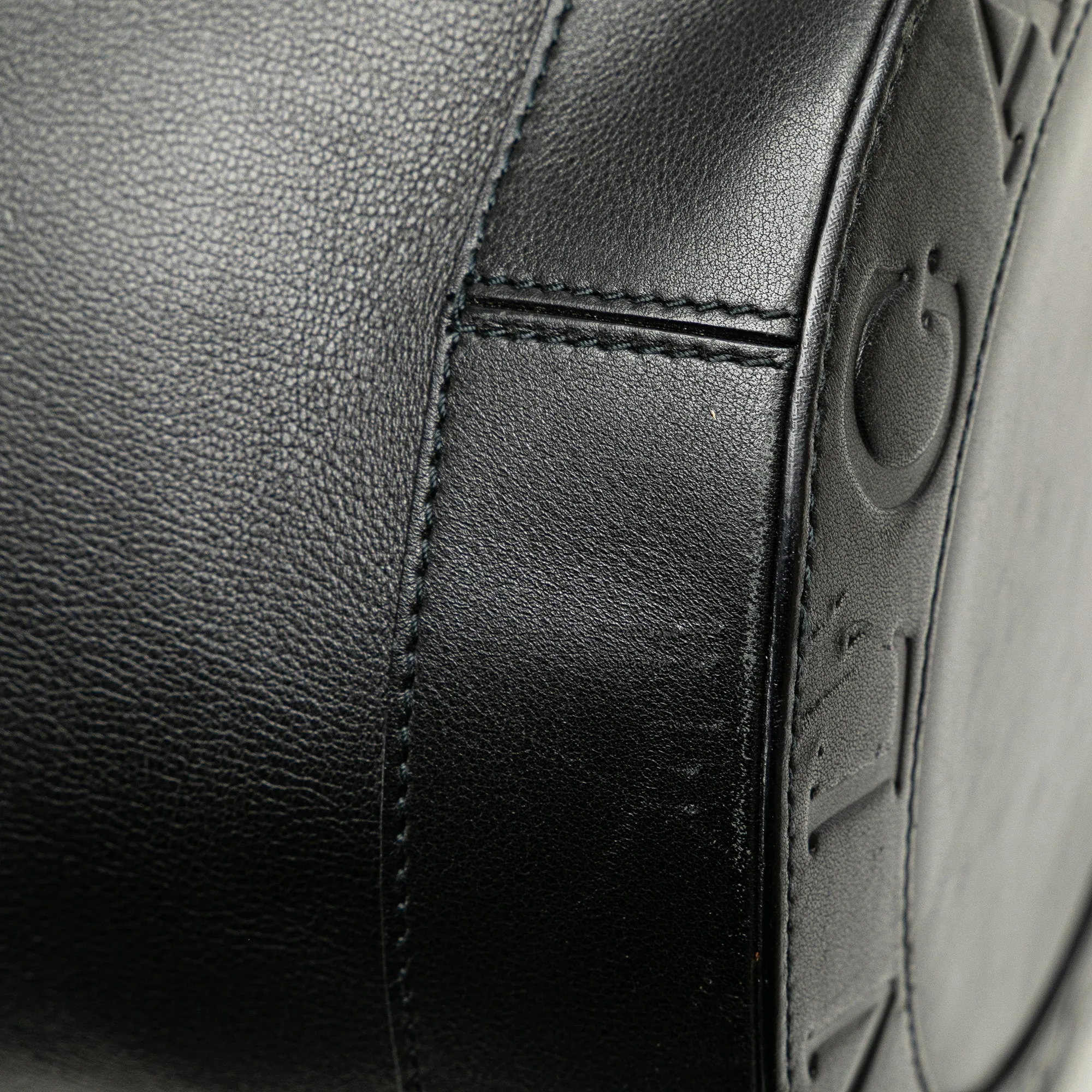 Bvlgari Leather B Zero 1 Shoulder Bag Black