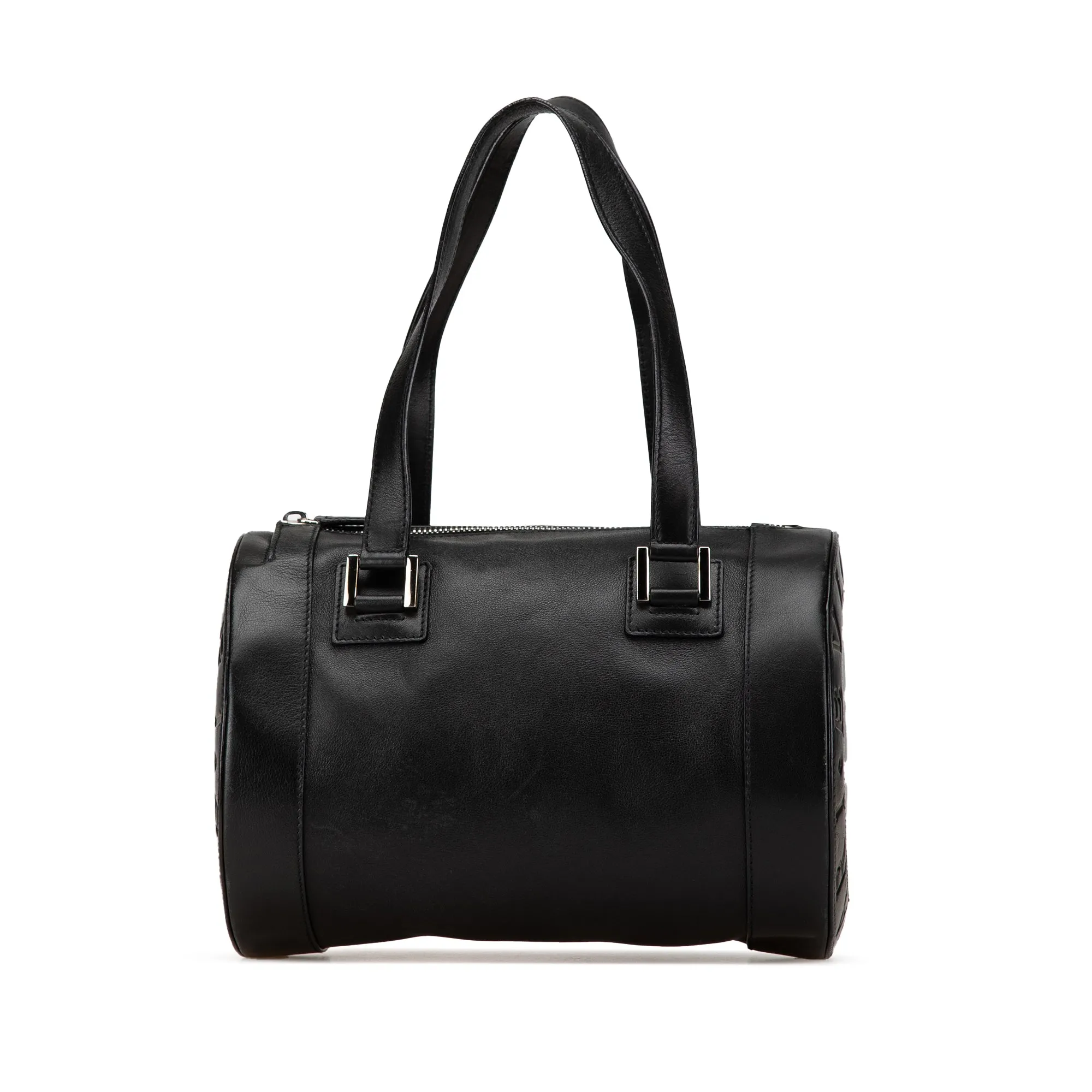 Bvlgari Leather B Zero 1 Shoulder Bag Black