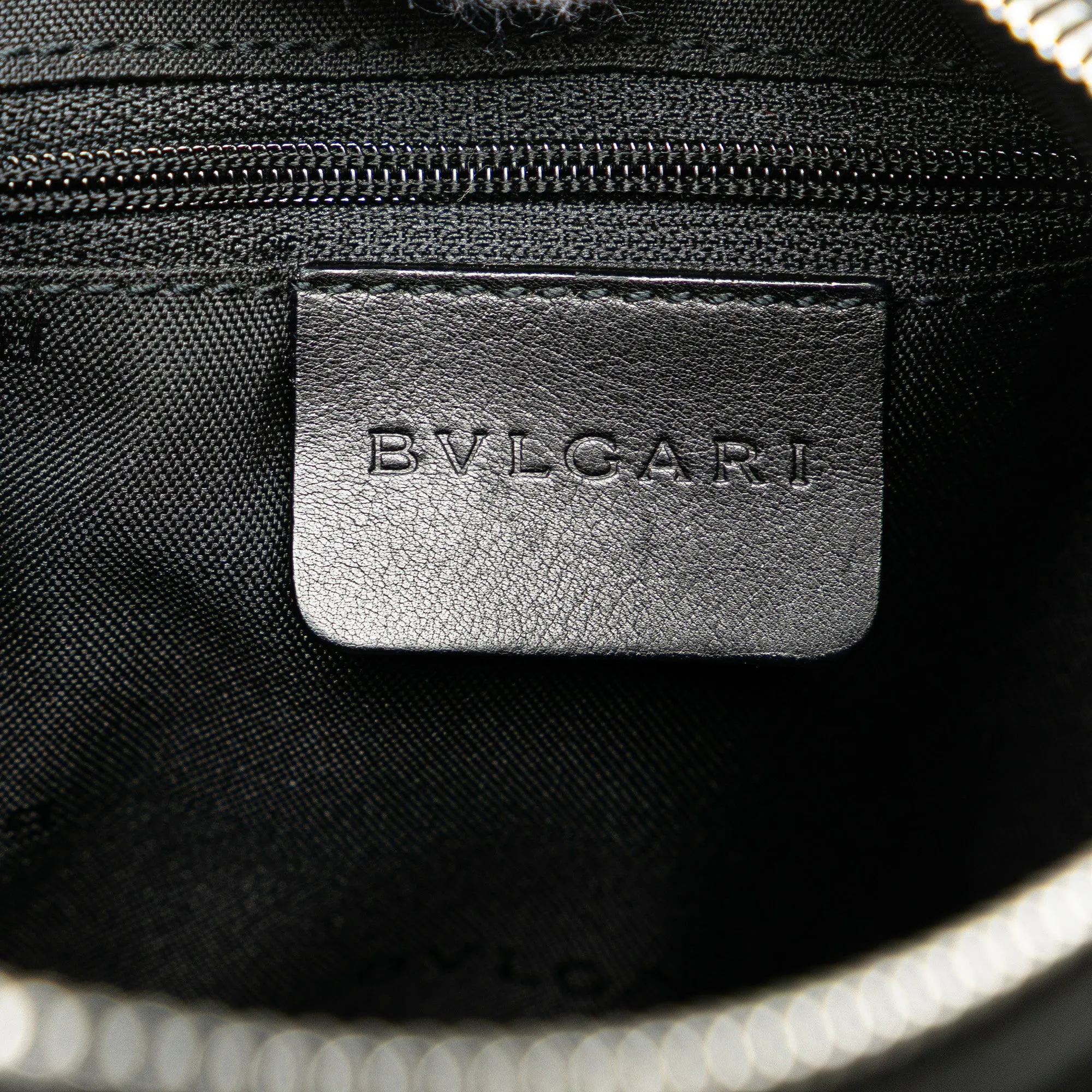 Bvlgari Leather B Zero 1 Shoulder Bag Black