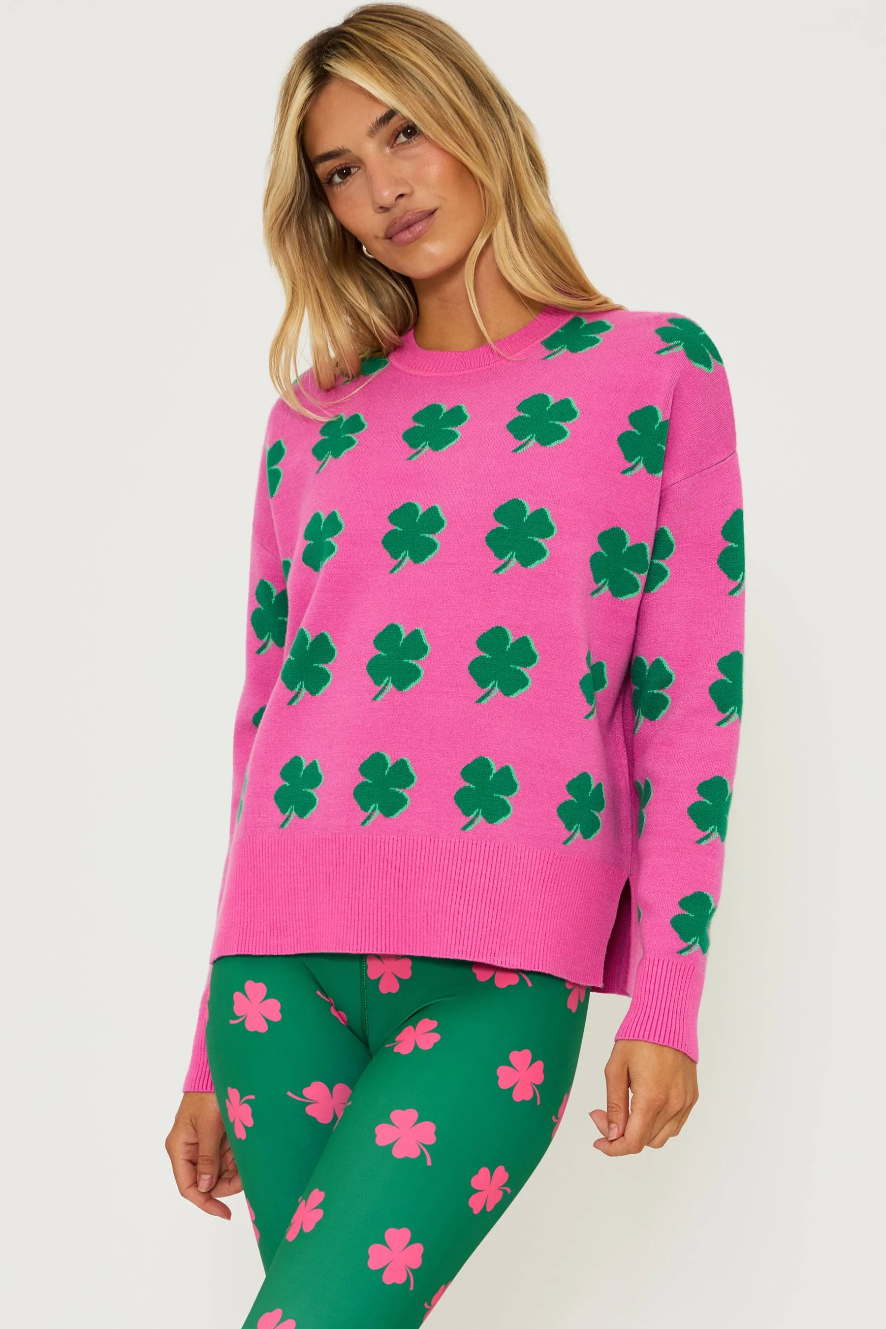 Callie Sweater Lucky Pink Beach Riot