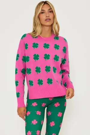 Callie Sweater Lucky Pink Beach Riot