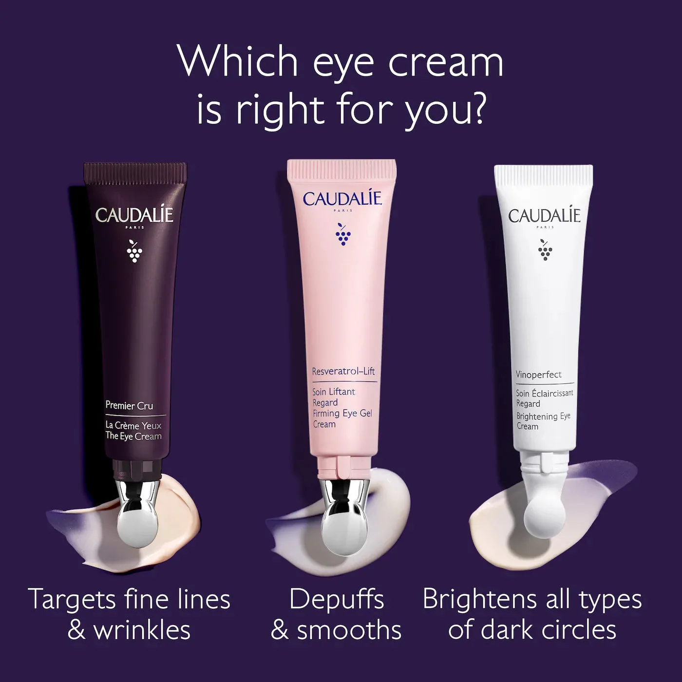 Caudalie  Premier Cru Anti-Aging Eye Cream for Fine Lines and Wrinkles 15ml