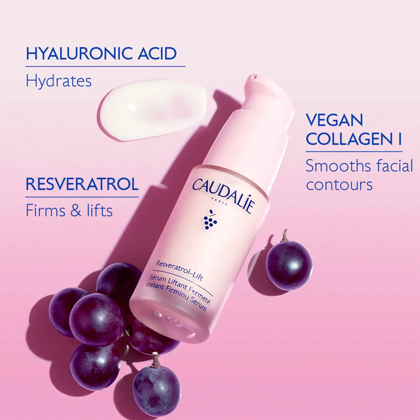 Caudalie Resveratrol Lift Instant Firming Retinol Alternative Serum 30ml NWOB
