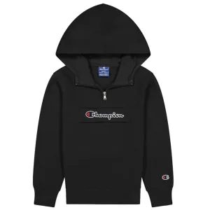 Champion Black Beauty Hooded Half Zip Sweatshirt