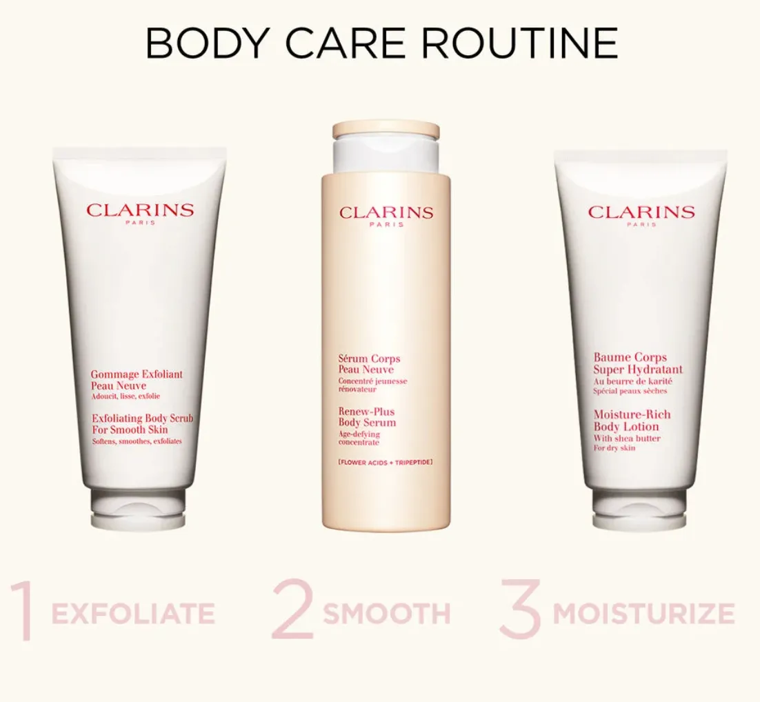 Clarins Exfoliating Body Scrub for Smooth Skin 200ml NIB