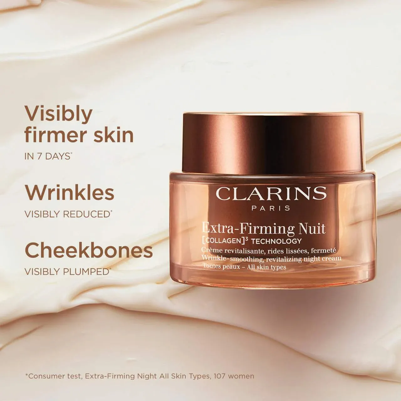 Clarins  Extra-Firming Night - All Skin Types 50ml NIB