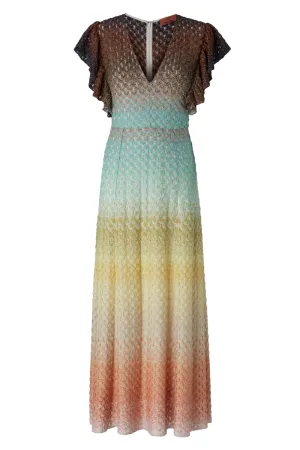 Degrade Raschel Laced Dress