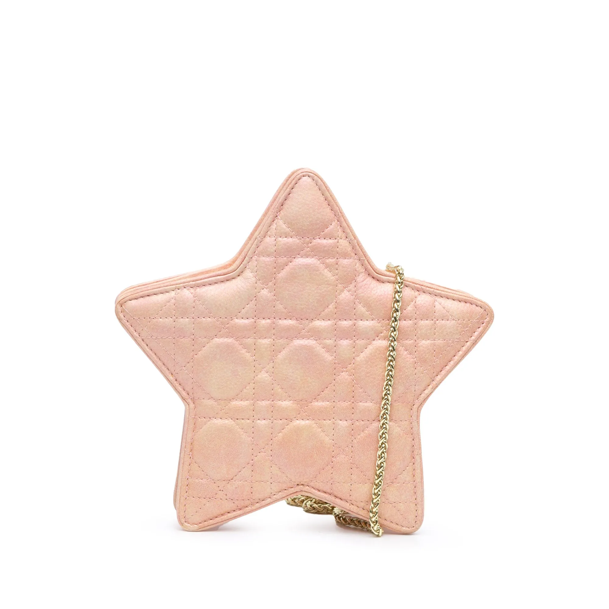 Dior Lambskin Cannage Kids Star Crossbody Pink