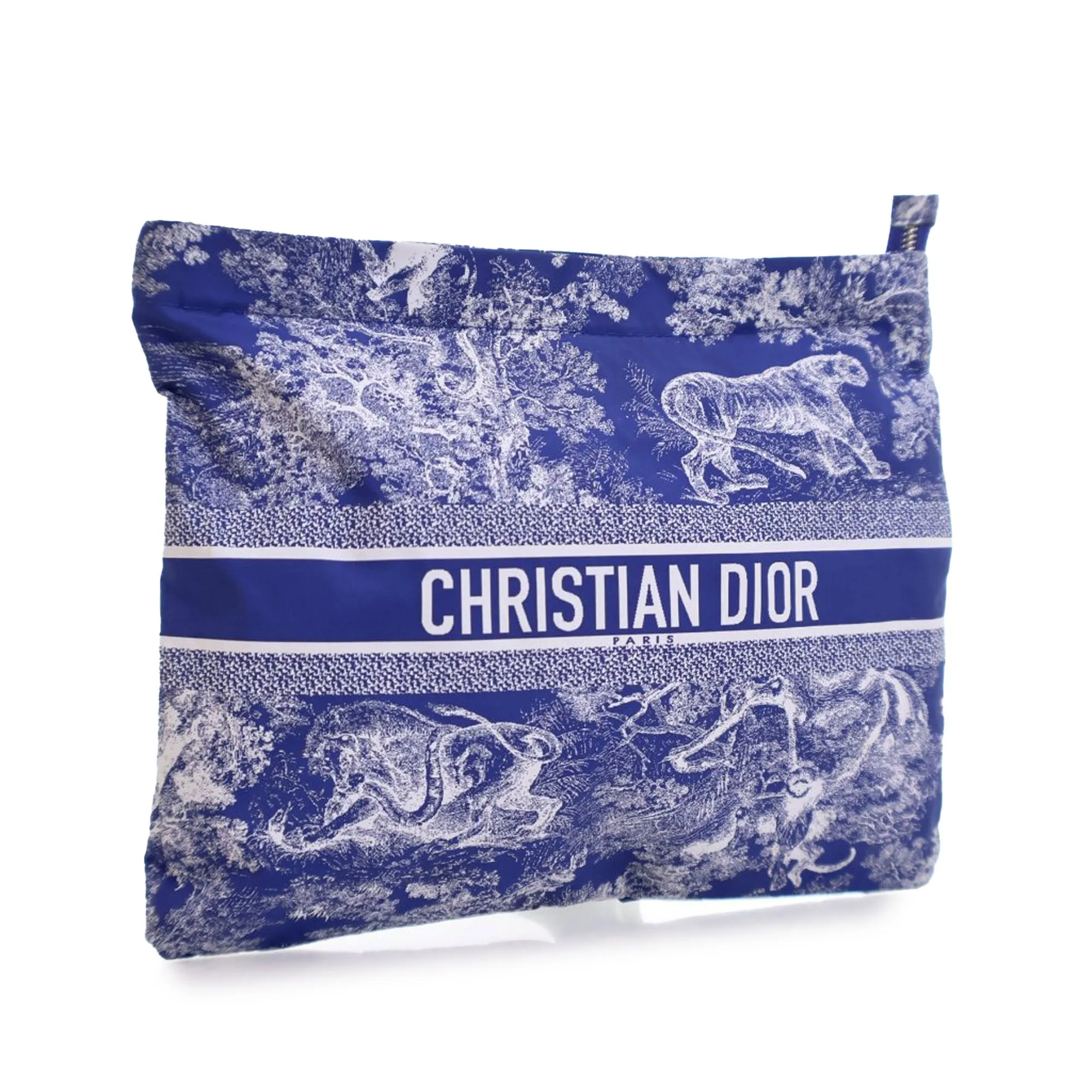 Dior Toile De Jouy Reverse Diortravel Zipped Pouch
