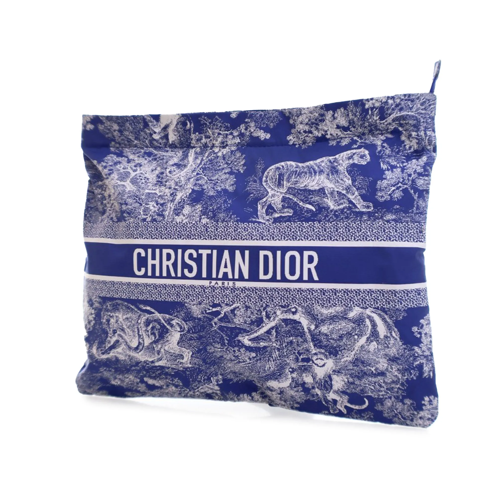 Dior Toile De Jouy Reverse Diortravel Zipped Pouch