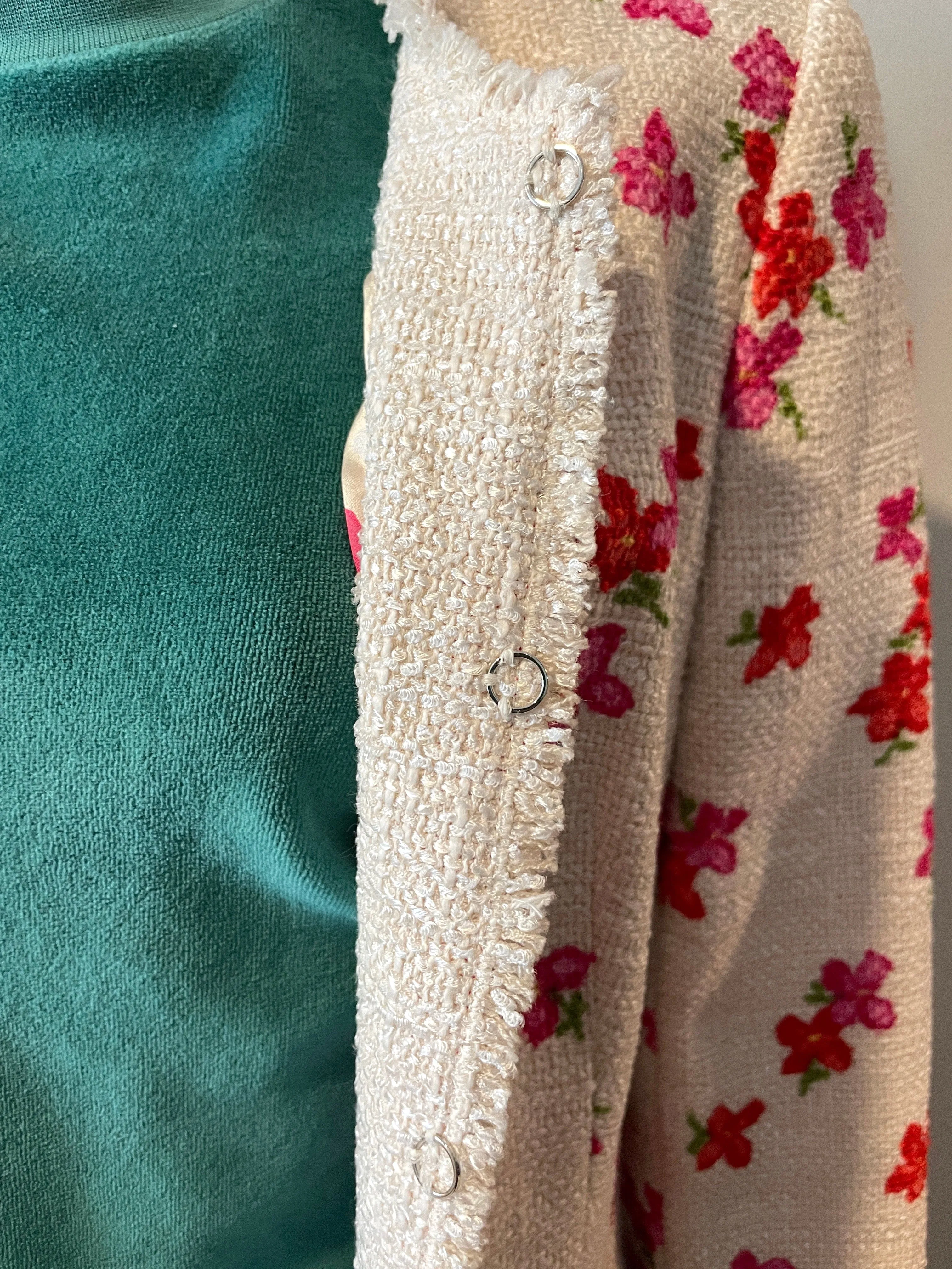 Escada Summer Floral Coat Size 36/2