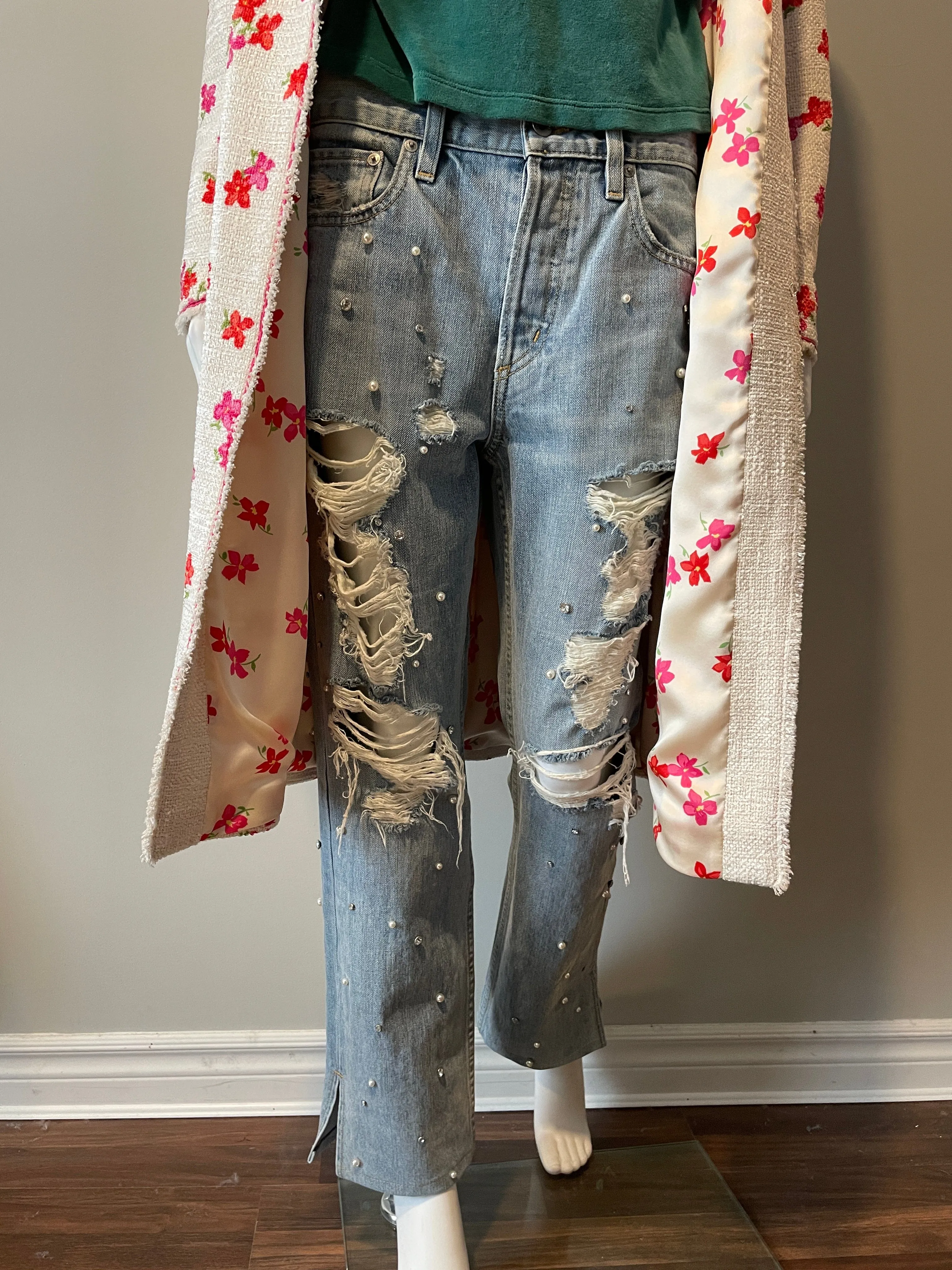 Escada Summer Floral Coat Size 36/2