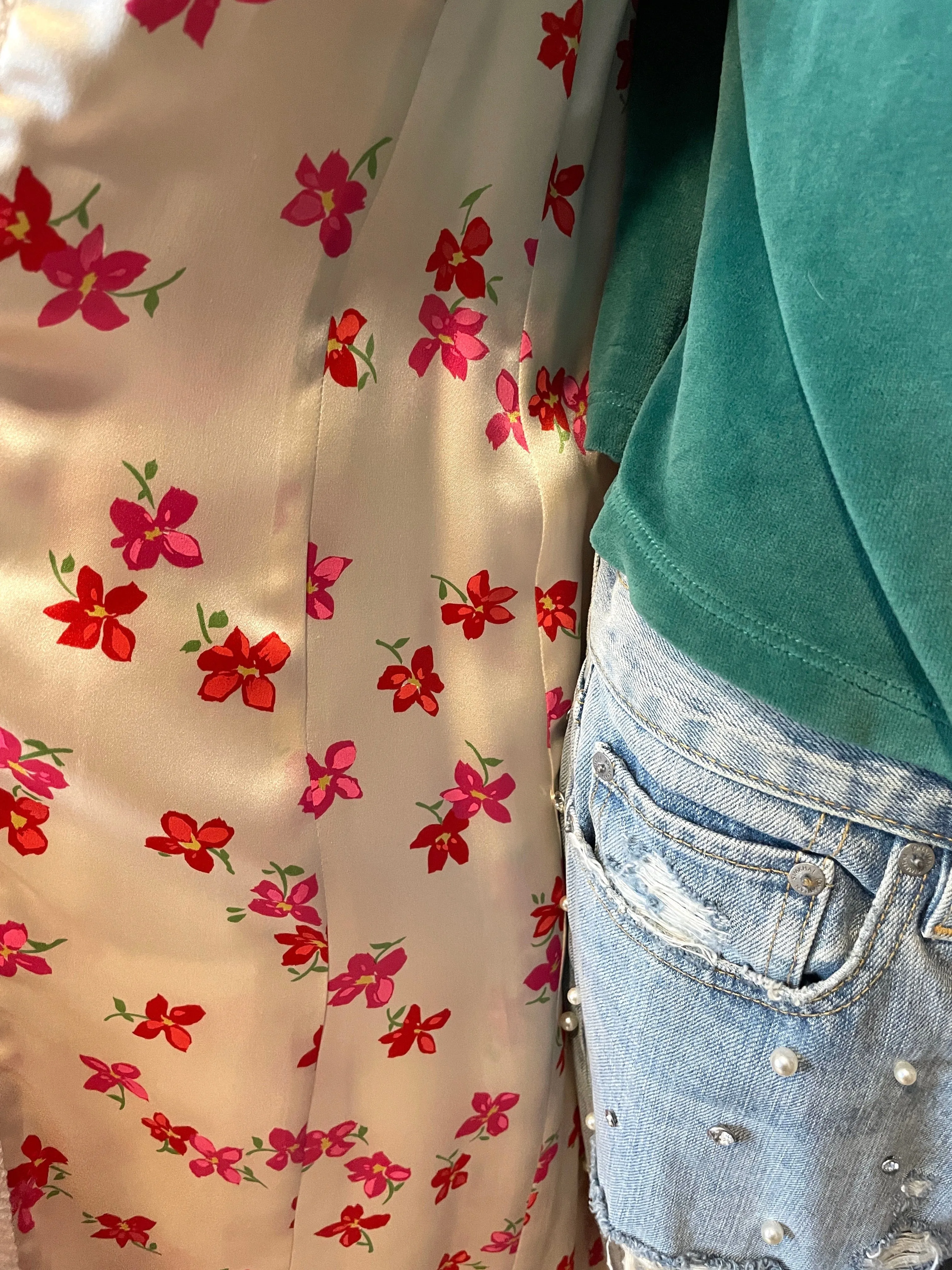 Escada Summer Floral Coat Size 36/2