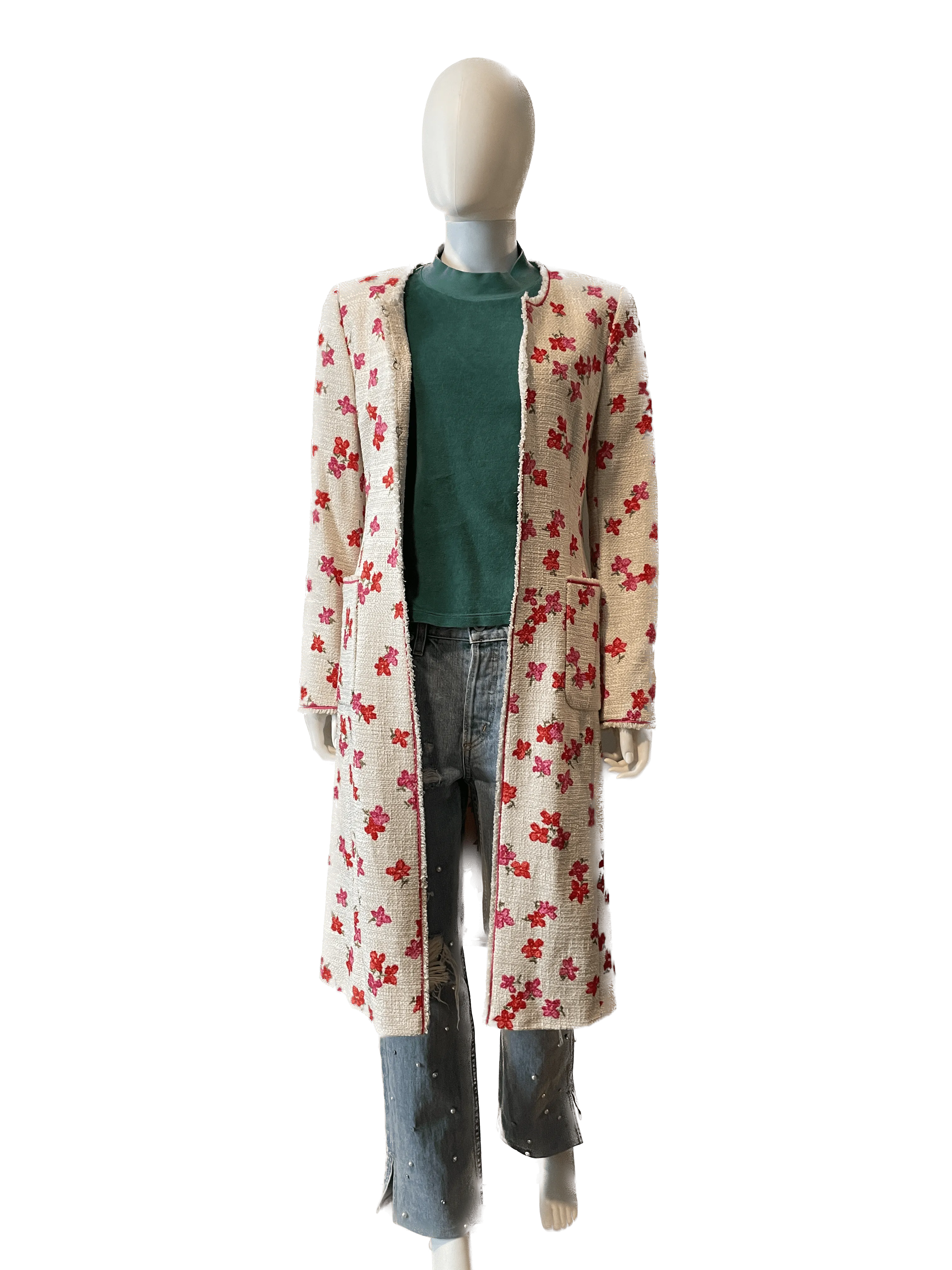 Escada Summer Floral Coat Size 36/2