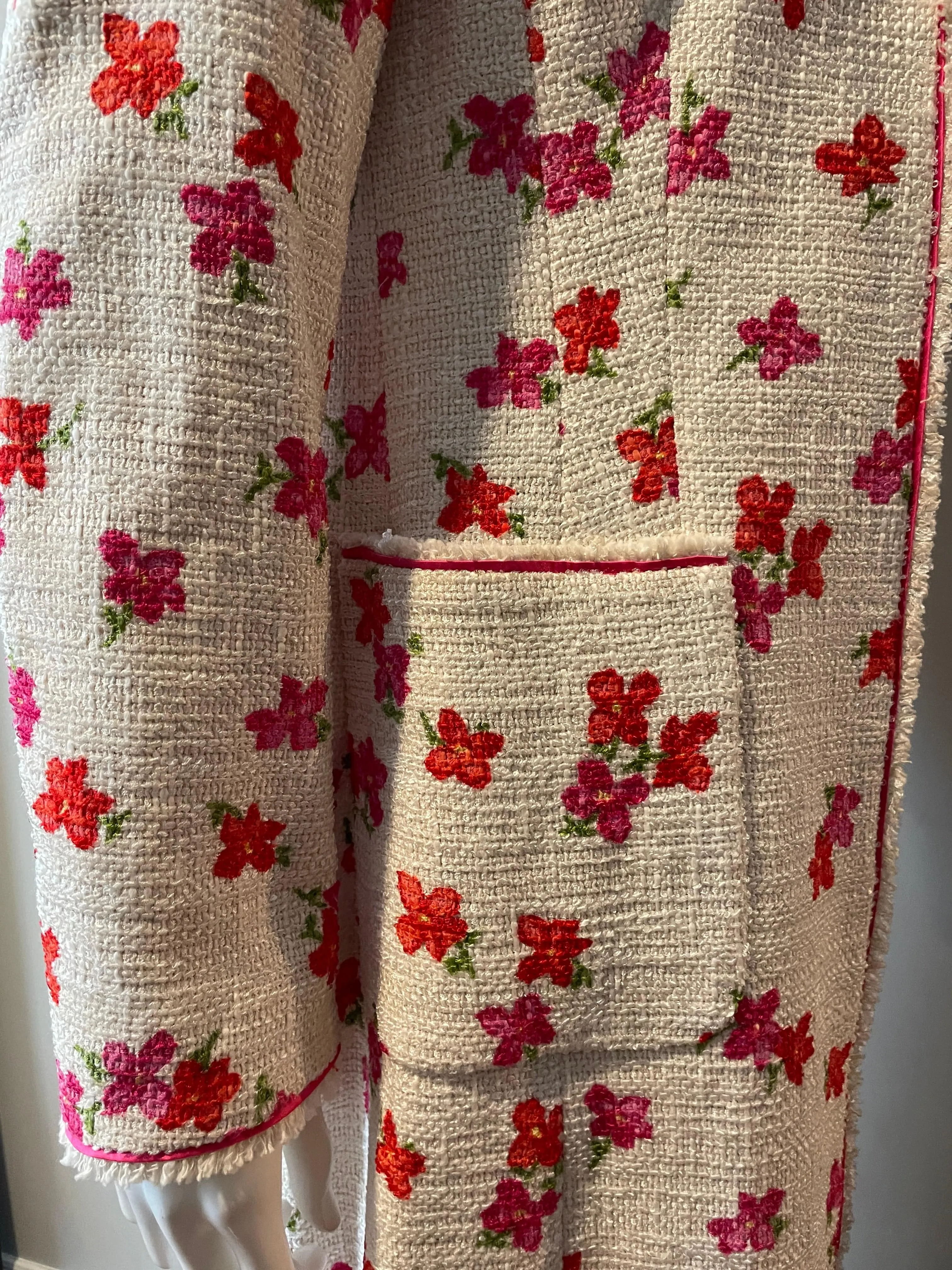 Escada Summer Floral Coat Size 36/2