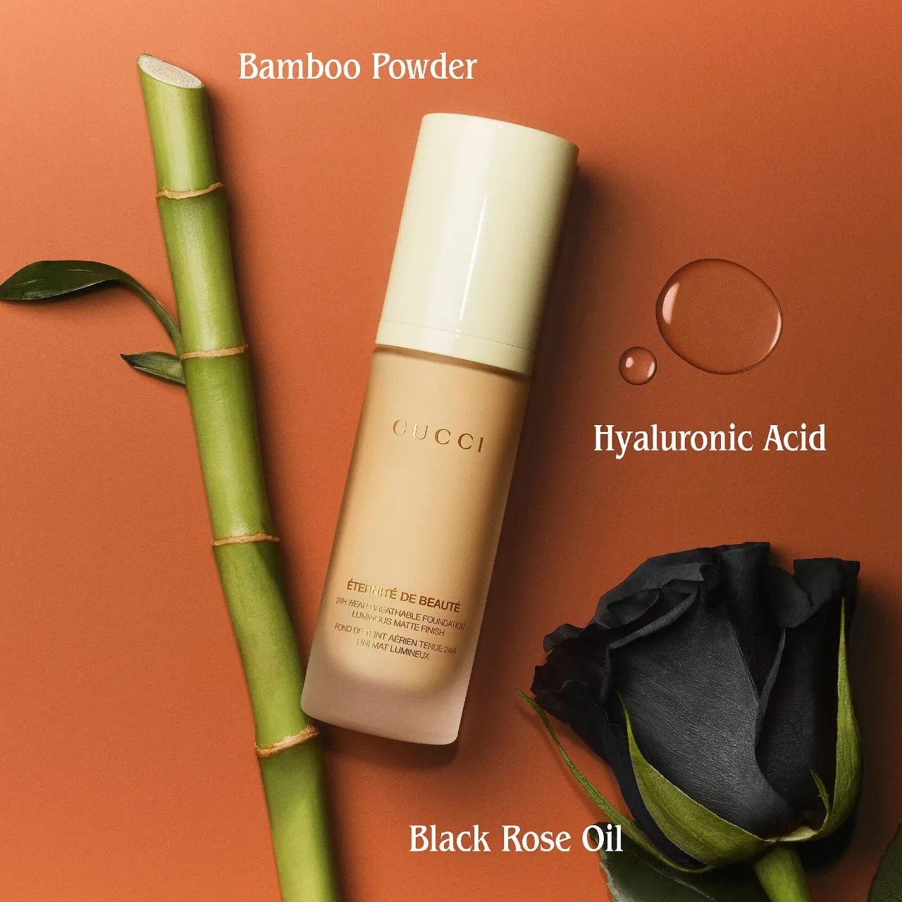 Gucci 24 Hour Full Coverage Luminous Matte Finish Foundation - Many Shades NIB