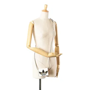Gucci Adidas Leather Horsebit Wallet on Strap White