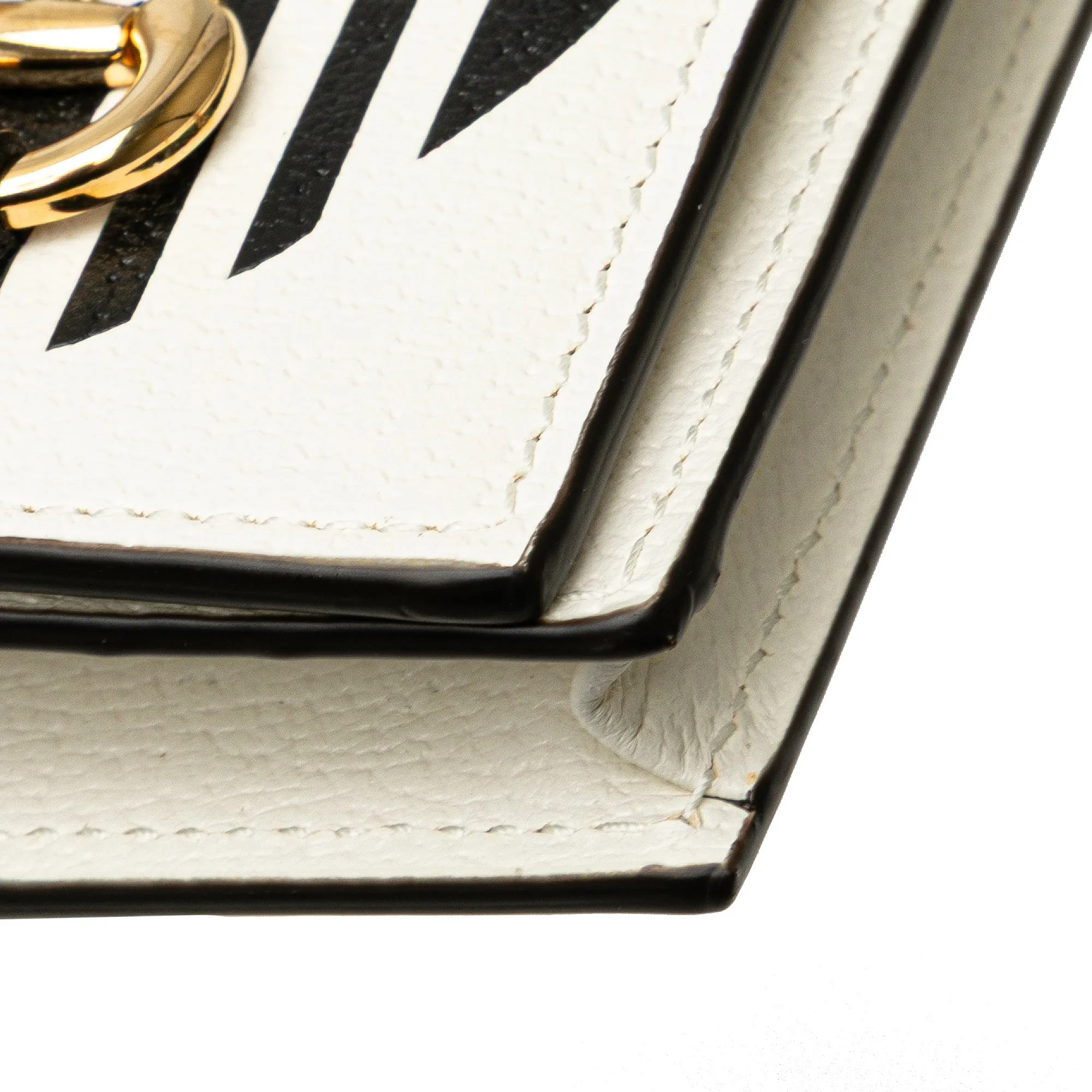 Gucci Adidas Leather Horsebit Wallet on Strap White