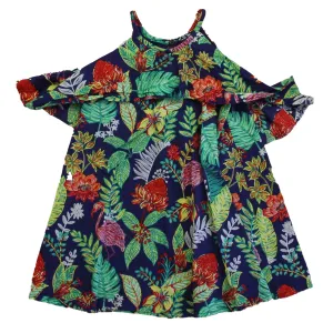 Janie and Jack Girls Navy Floral Dress