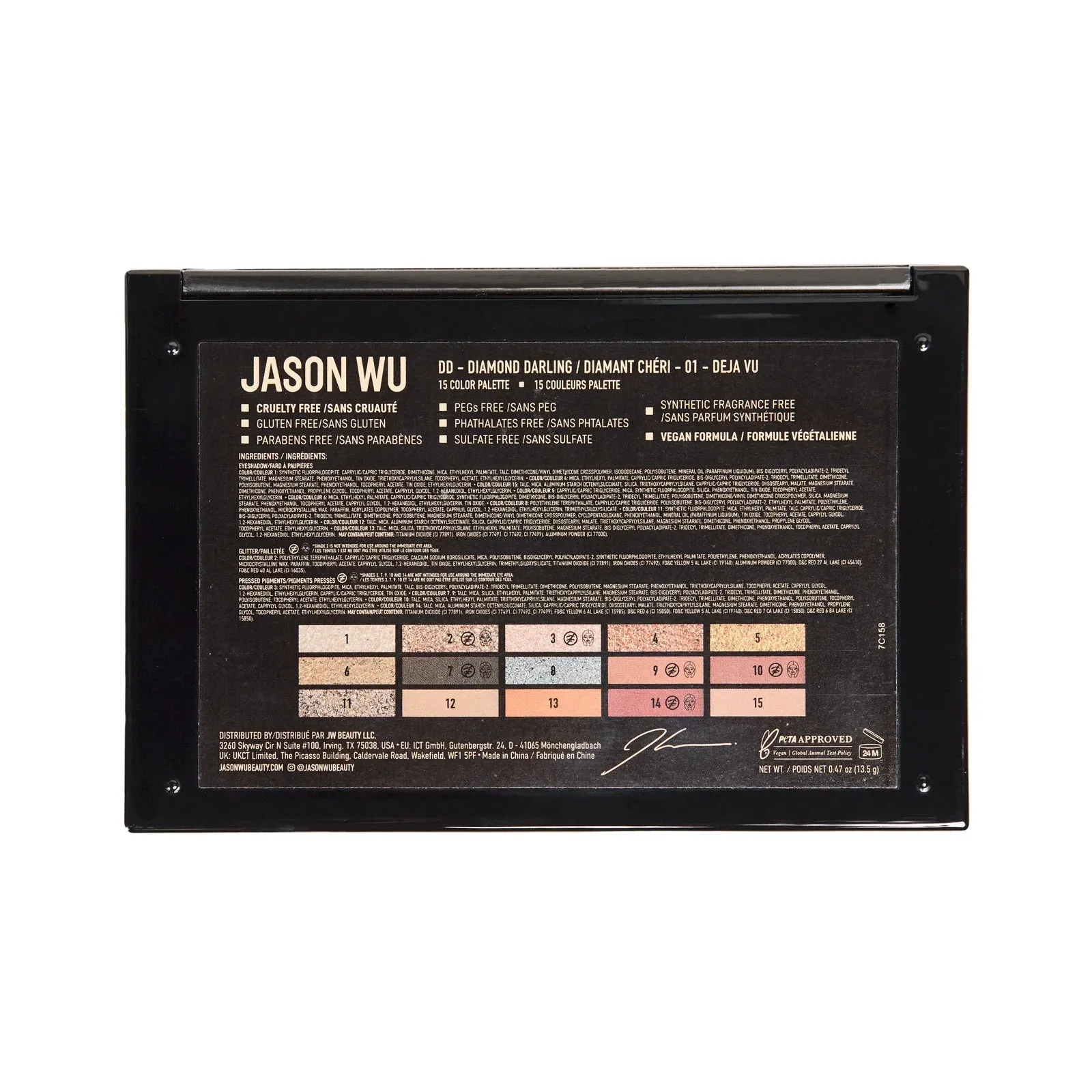 Jason Wu Diamond DARLING Palette - 01 Deja Vu