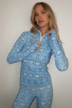 Kamara Top Alps Fairisle Waffle Beach Riot