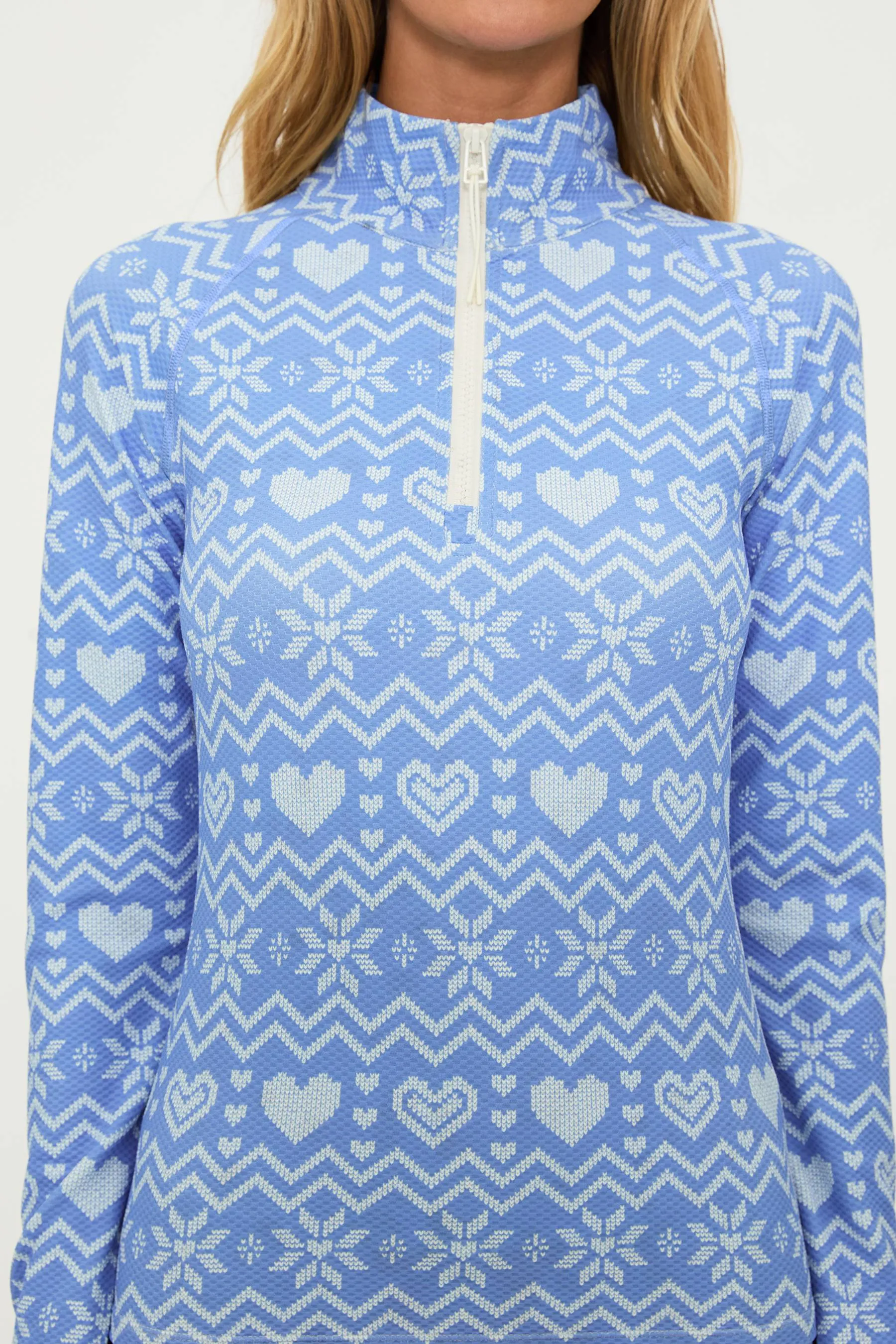 Kamara Top Alps Fairisle Waffle Beach Riot