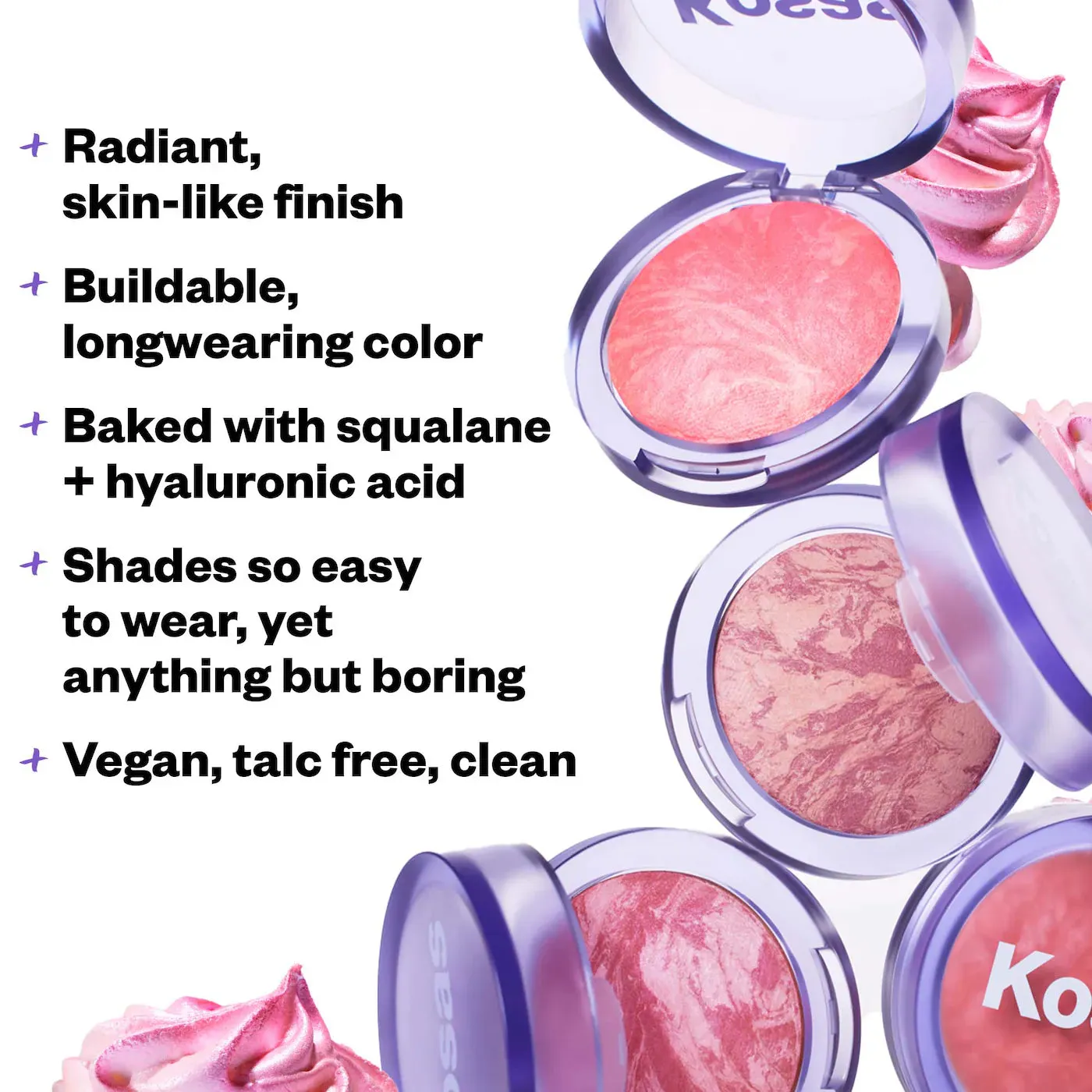 Kosas  Blush is Life Baked Talc-Free Dimensional   Brightening Blush (many shades)