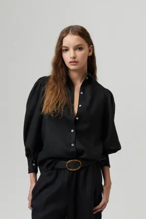 LANHTROPY - THE CAMILLE LINEN SHIRT