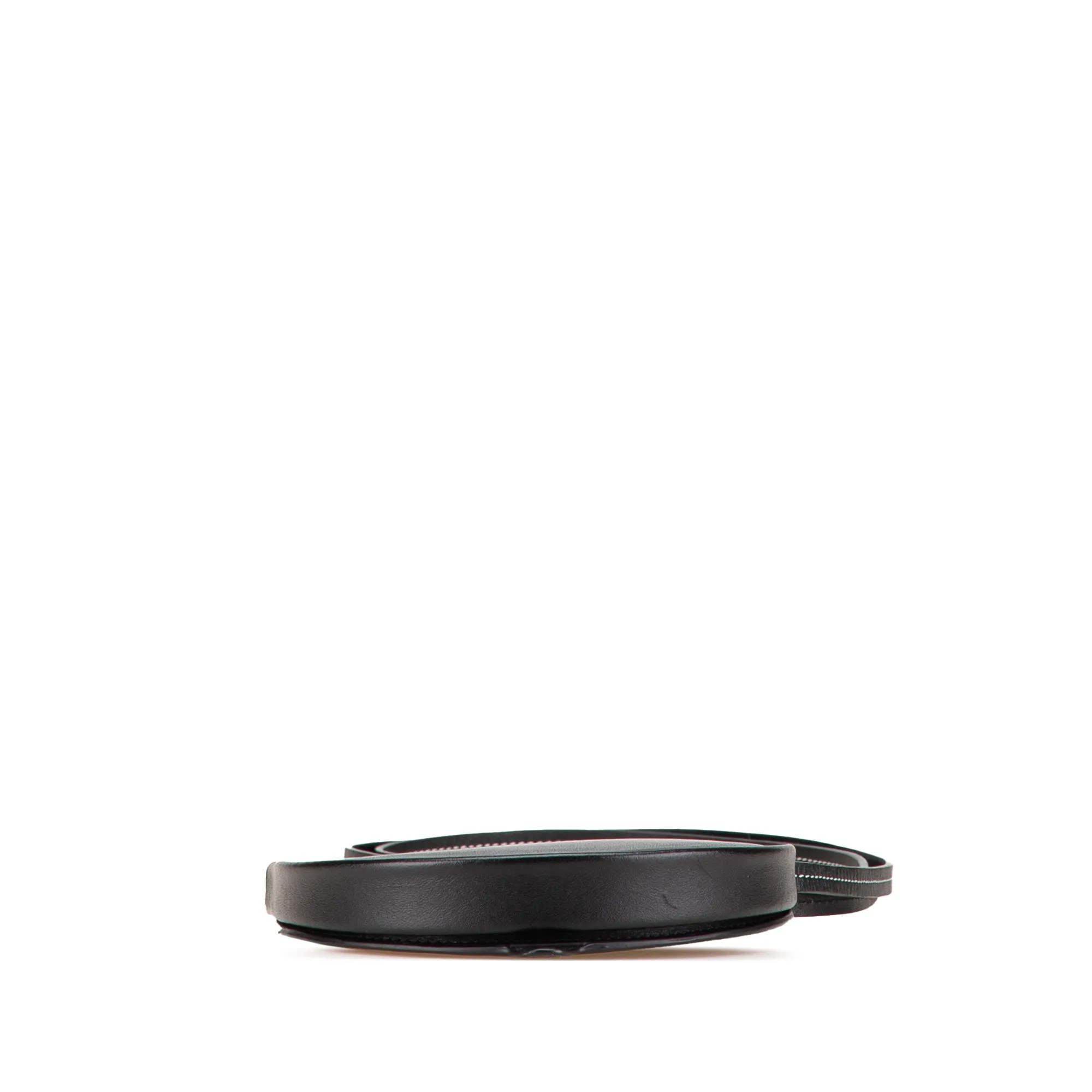 LOEWE Small Leather Heel Pouch Black