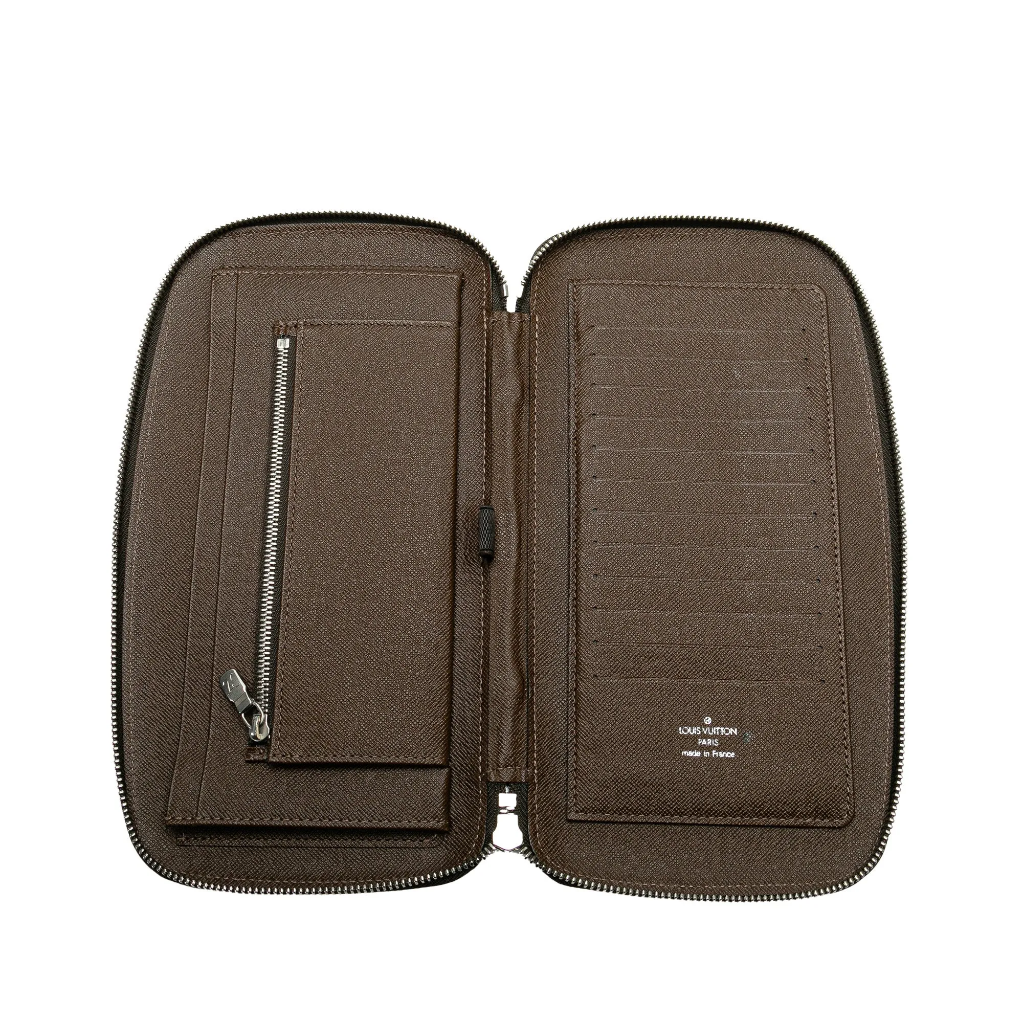 Louis Vuitton Taiga Atoll Organizer Brown