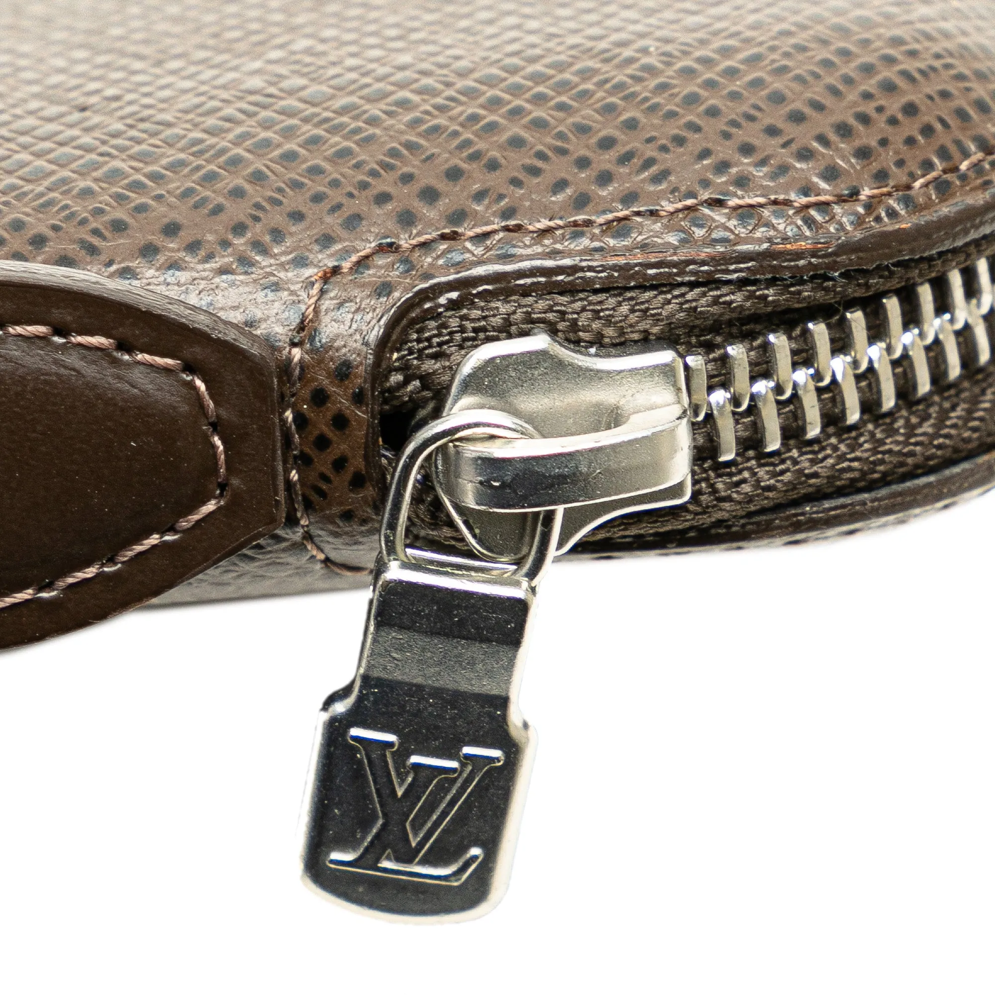 Louis Vuitton Taiga Atoll Organizer Brown