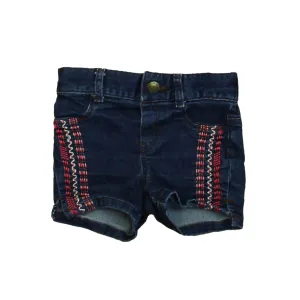 Lucky Brand Girls Blue Multi Jean Shorts