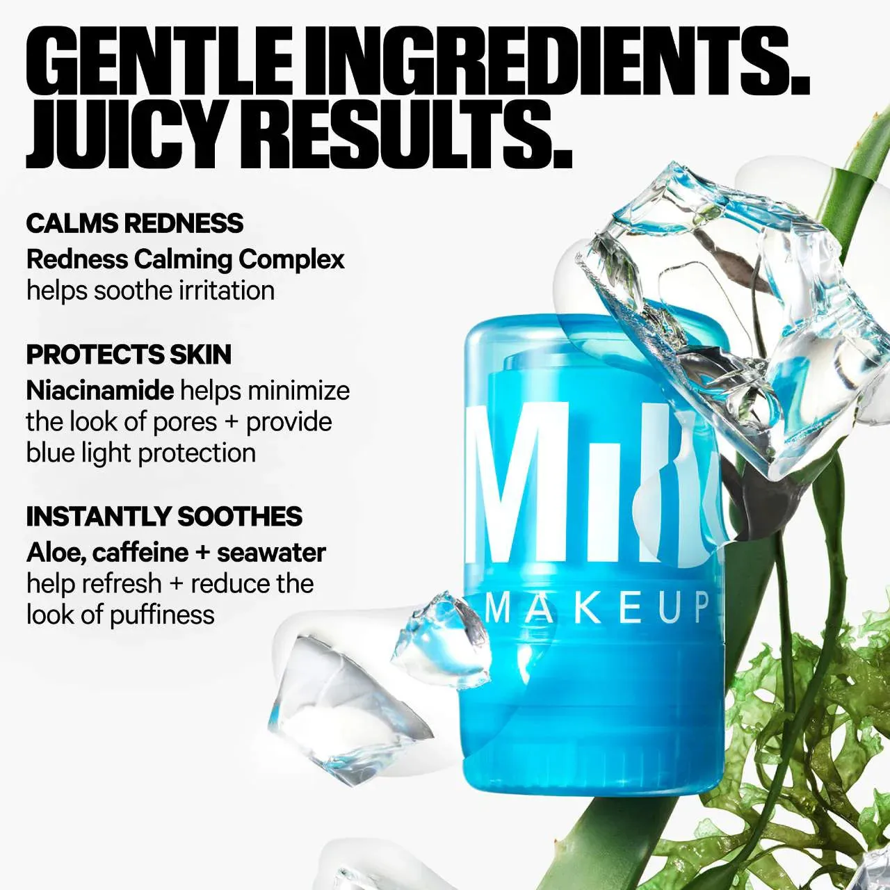MILK MAKEUP  Cooling Water Jelly Ice Soothing Serum Stick NIB