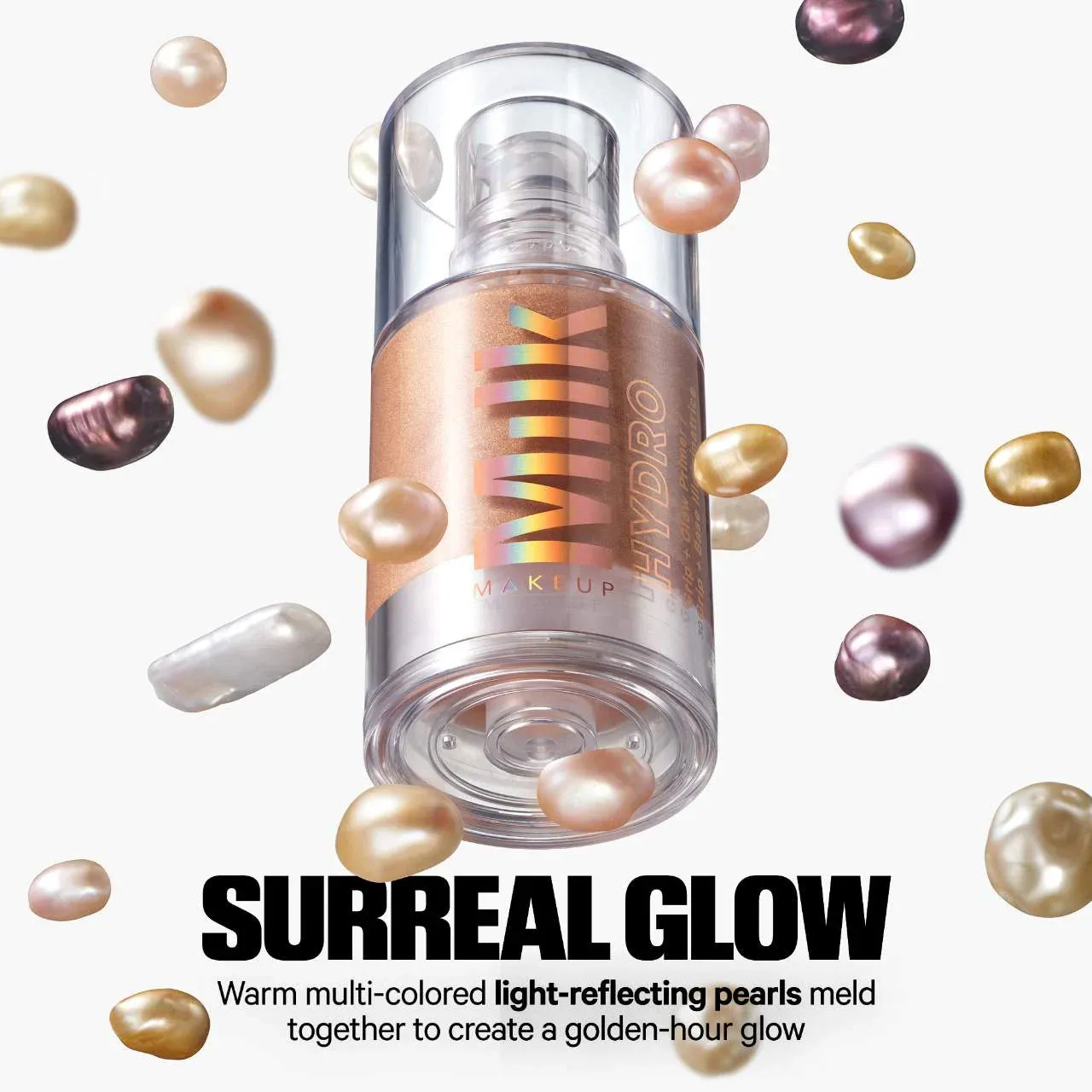 MILK MAKEUP  Hydro Grip   Glow Illuminating Primer with Light-Reflecting Pearls 30ml NIB