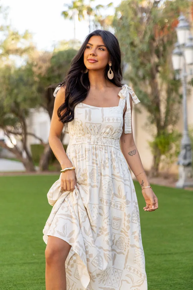 Natural Beauty Printed Maxi Dress