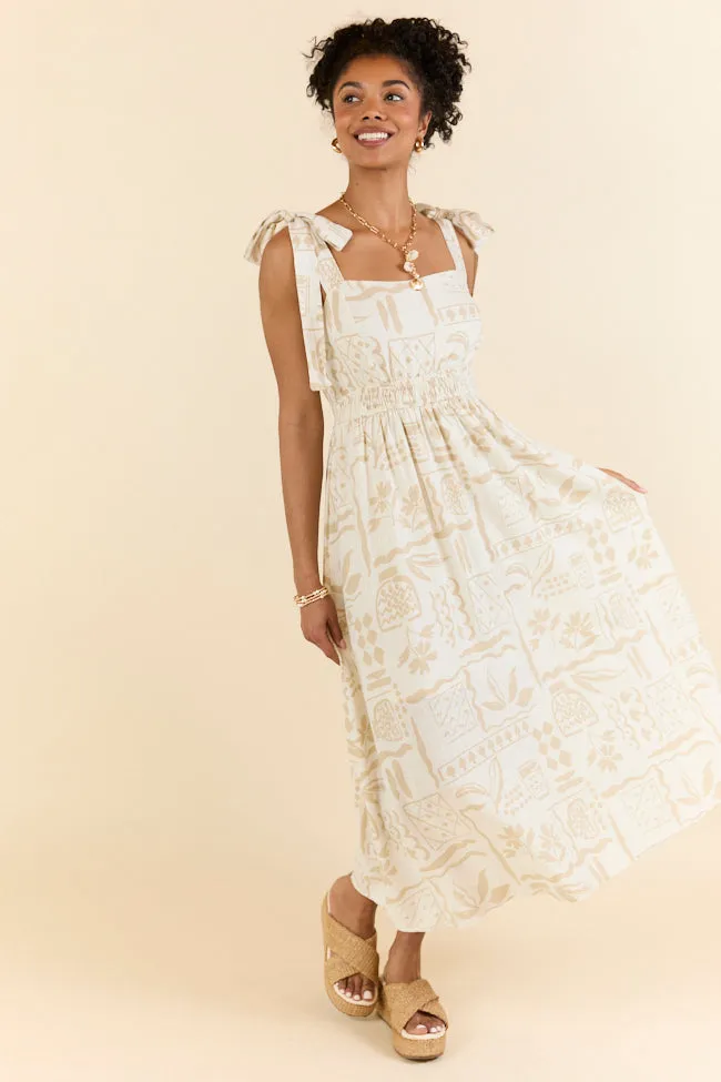 Natural Beauty Printed Maxi Dress