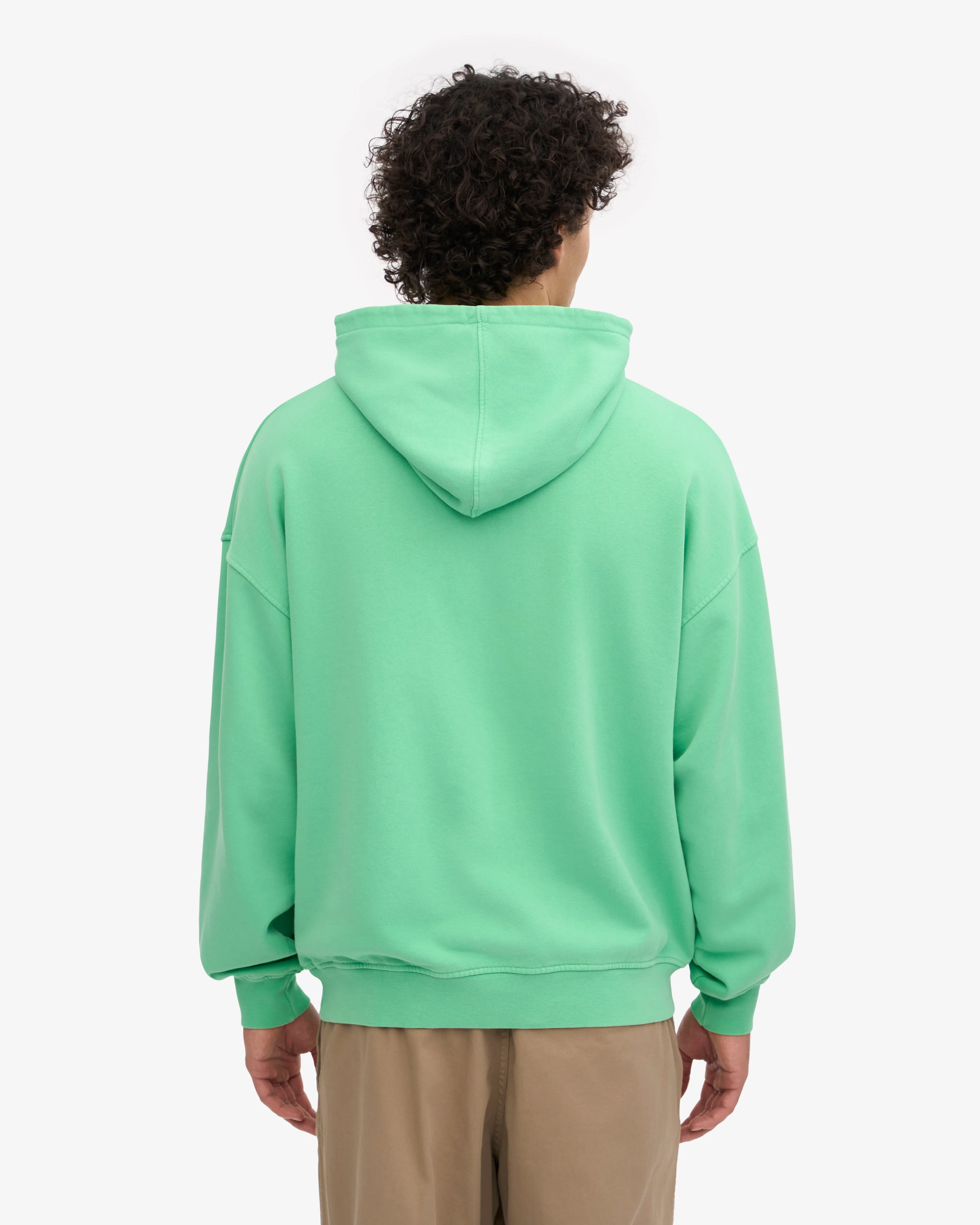 Organic Oversized Hood - Spring Green