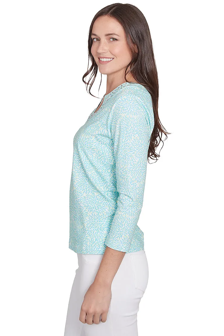 Petite Spring Thing Horseshoe Neck Top