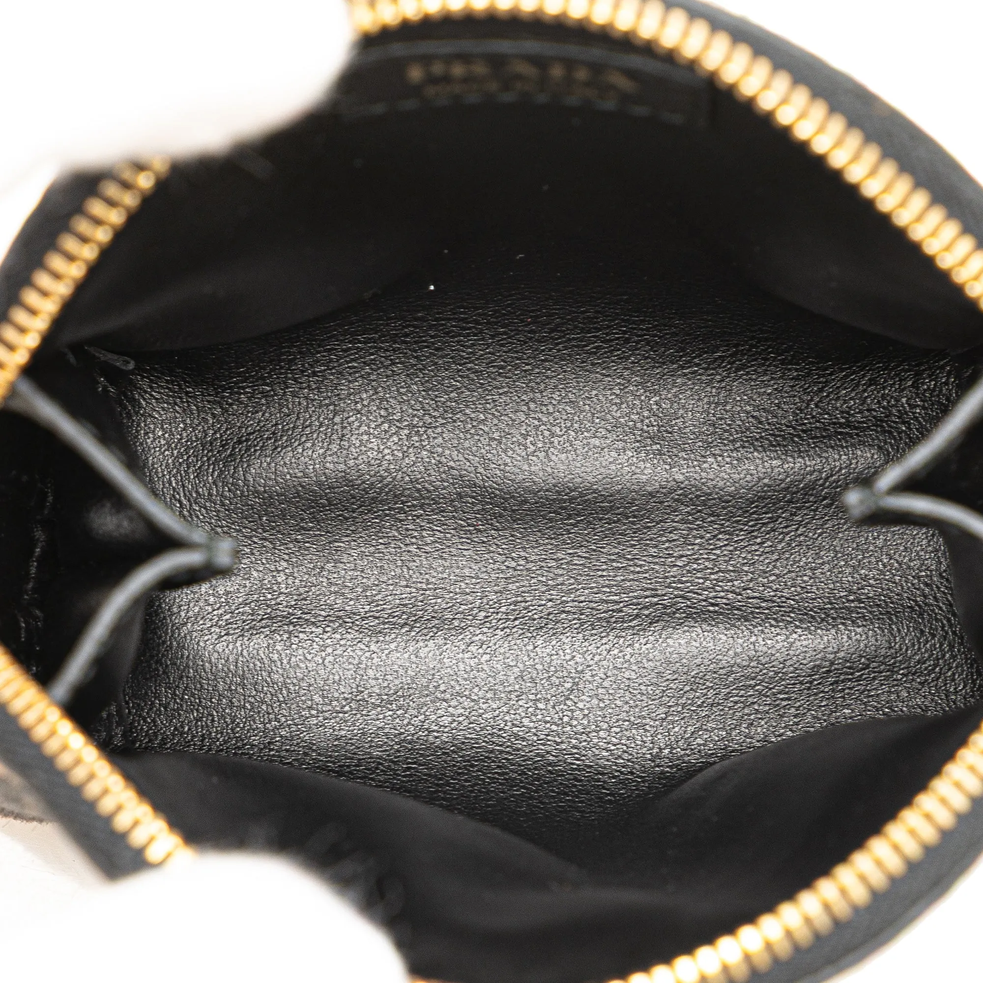 Prada Pony Hair Leopard Print Pouch Brown
