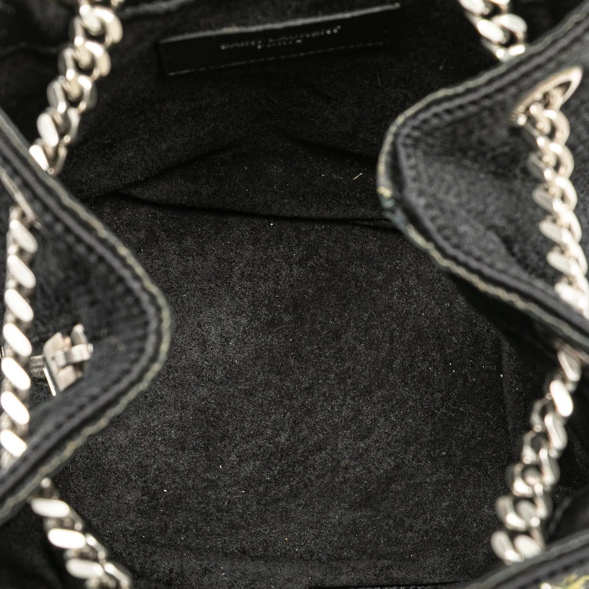 Saint Laurent Baby Embroidered Wool Emmanuelle Bucket Bag