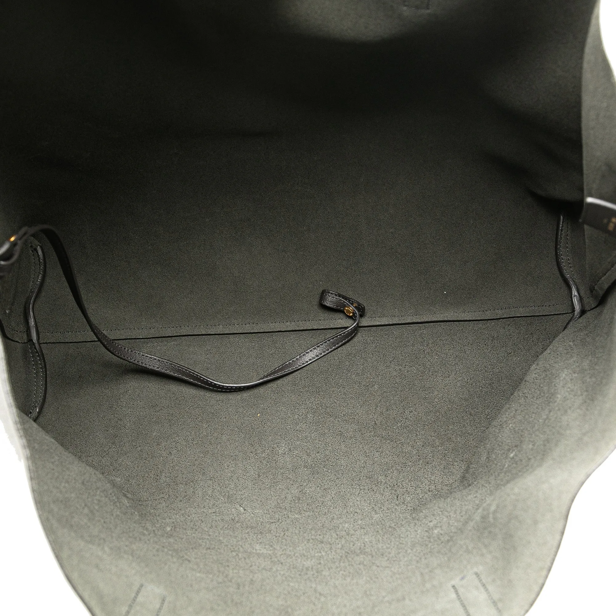 Saint Laurent Large East/West Shopping Tote Dark Gray